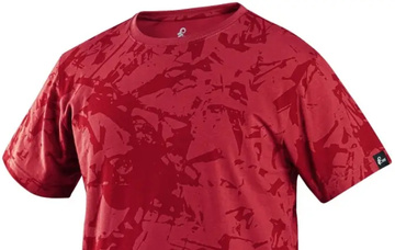 Pánské triko CXS MERLIN, krátký rukáv, červené, vel. 2XL