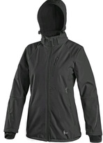 Dámská softshellová bunda CXS NEVADA černá, vel. 2XL