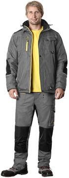 Zimní bunda CXS BALTIMORE šedo-černá, vel. 2XL