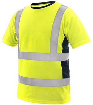Reflexní tričko CXS EXETER žluto-modré, vel. 2XL