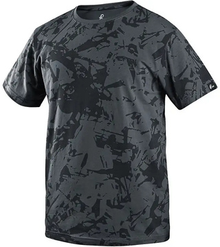 Pánské triko CXS MERLIN, krátký rukáv, tmavě šedé, vel. 2XL