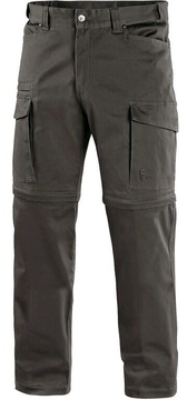 Pánské kalhoty do pasu CXS VENATOR s odepínacími nohavicemi, khaki, vel. 50
