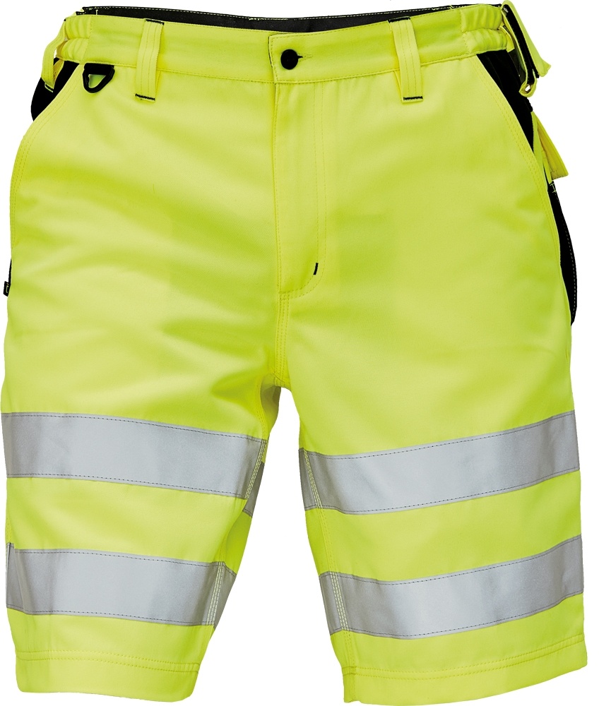 Reflexní kraťasy Cerva KNOXFIELD HV SHORTS žluté, vel. 50