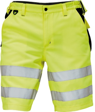 Reflexní kraťasy Cerva KNOXFIELD HV SHORTS žluté, vel. 50