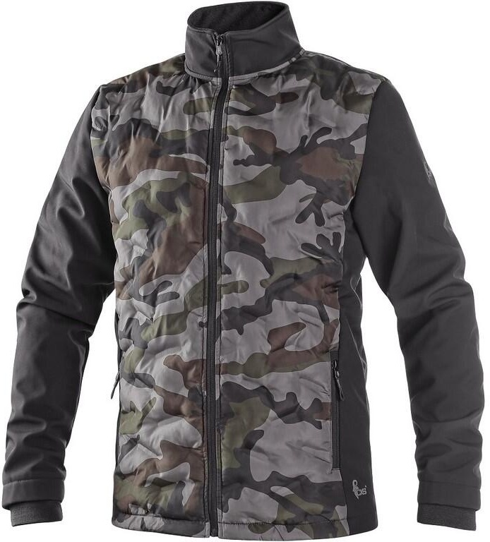 Pánská bunda CXS CAMO maskáčovo-černá, vel. L
