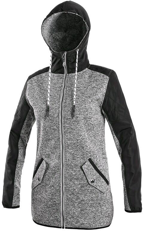 Dámská bunda CXS CAPE, šedo-černá, vel. 3XL