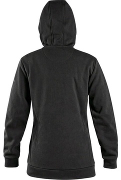 Dámská mikina CXS HARRIET s kapucí, černá, vel. 3XL