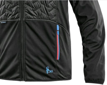 Pánská bunda CXS LEONIS černá s HV modro-červenými doplňky, vel. 3XL