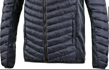 Pánská hybridní bunda CXS KANSAS, kouřově modrá, vel. 3XL