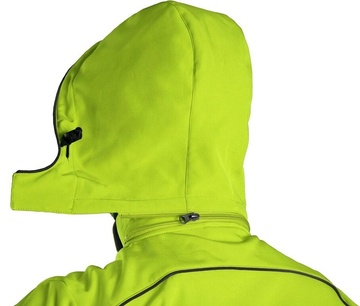 Pánská softshellová bunda CXS DURHAM, žluto - černá, vel. 3XL