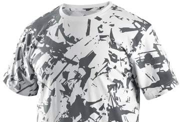 Pánské triko CXS MERLIN, krátký rukáv, bílo šedé, vel. 3XL