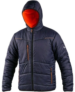 Reflexní zimní oboustranná bunda CXS CHESTER oranžovo-modrá, vel. 3XL