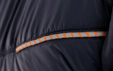 Reflexní zimní oboustranná bunda CXS CHESTER oranžovo-modrá, vel. 3XL