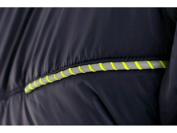 Reflexní zimní oboustranná bunda CXS CHESTER žluto-modrá, vel. 3XL