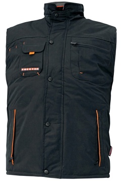 Zimní pracovní vesta Cerva EMERTON černá, vel. 3XL