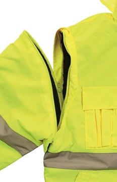 Zimní reflexní bunda Canis Leeds 2v1 žlutá, vel. 3XL