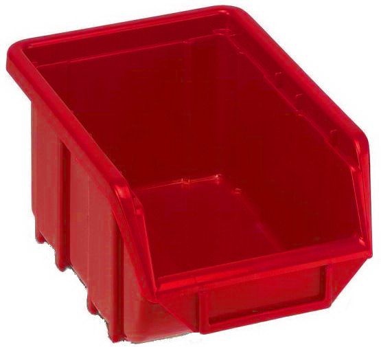 Plastový ukládací zásobník TERRY ECOBOX 111 červený