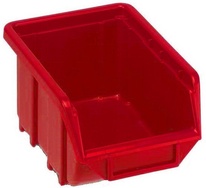 Plastový ukládací zásobník TERRY ECOBOX 111 červený