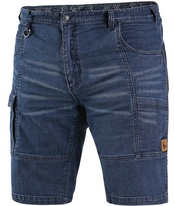 Pánské jeans kraťasy CXS MURET, modro-černé, vel. 52