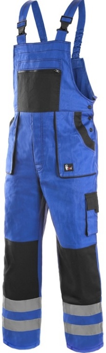 Pánské montérky s laclem CXS LUXY BRIGHT modro-černé vel. 52