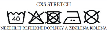 Pracovní kraťasy CXS STRETCH červeno-černé, vel. 52