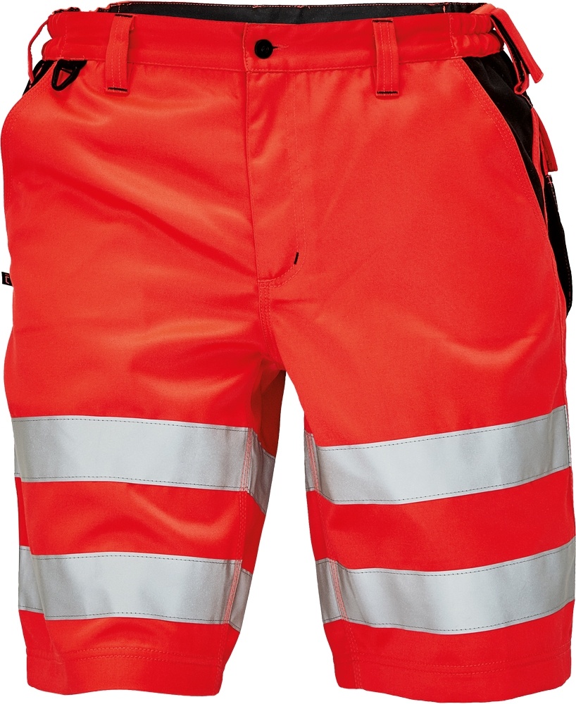 Reflexní kraťasy Cerva KNOXFIELD HV SHORTS červené, vel. 52