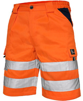 Reflexní pracovní kraťasy CXS NORWICH oranžové, vel. 54