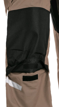 Montérky s laclem CXS STRETCH béžovo-černé, vel. 64