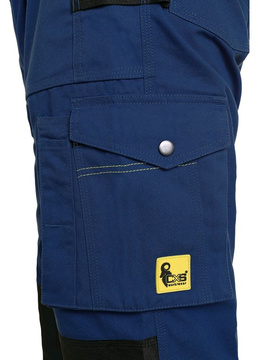 Montérky s laclem CXS STRETCH tmavě modré-černé, vel. 64