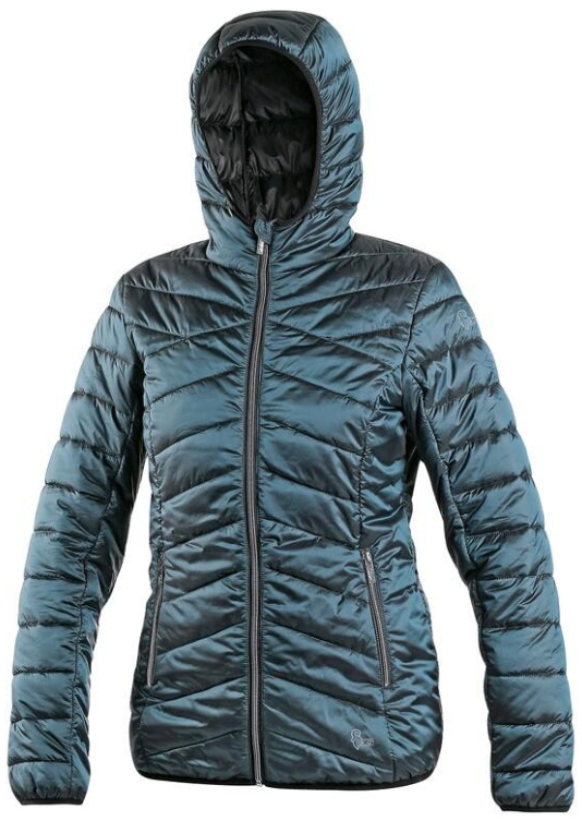 Dámská zimní bunda CXS OCEANSIDE II tmavě zelená, vel. XXL