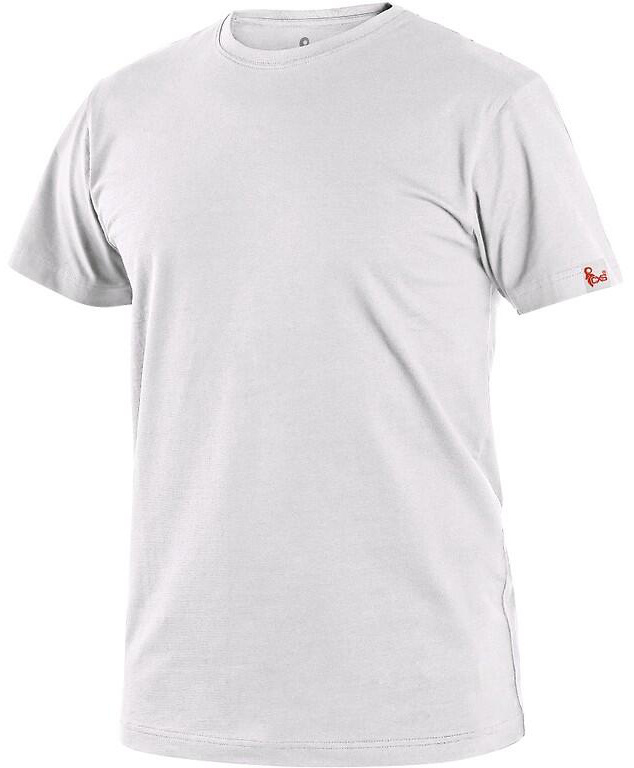 Pánské tričko CXS NOLAN s krátkým rukávem, bílé, vel. XXL