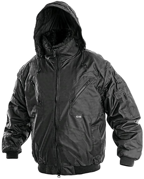 Pánská zimní bunda CXS PILOT černá, vel. XXXL