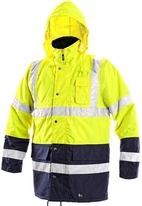 Reflexní bunda CXS OXFORD zimní žluto-modrá vel. XXXL