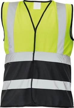 Reflexní vesta Cerva LYNX DUO žlutá/černá vel. XXXL