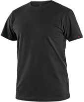 Pánské tričko CXS NOLAN s krátkým rukávem, černé, vel. 4XL
