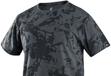 Pánské triko CXS MERLIN, krátký rukáv, tmavě šedé, vel. 4XL