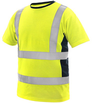 Reflexní tričko CXS EXETER žluto-modré, vel. 4XL
