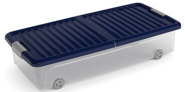 Úložný plastový box KETER W Box L Underbed 35 l, víko tmavě modré