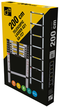 Teleskopický hliníkový žebřík G21 GA-TZ7-2M