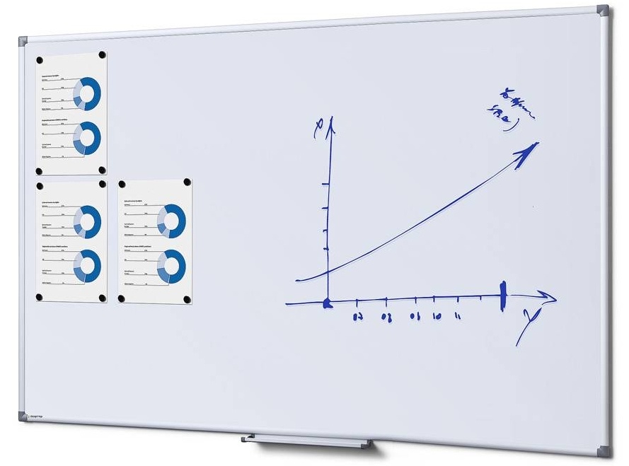 Popisovací magnetická tabule Whiteboard SCRITTO 100x150 cm
