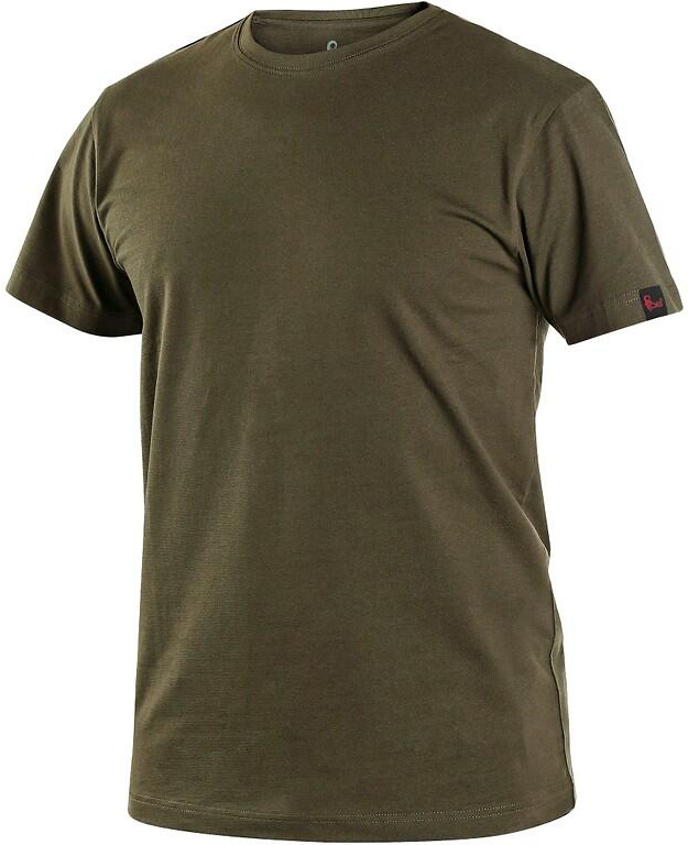 Pánské tričko CXS NOLAN s krátkým rukávem, khaki, vel. XL