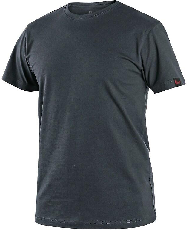 Pánské tričko CXS NOLAN s krátkým rukávem, antracitové, vel. XL