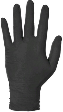 Pracovní rukavice jednorázové CXS STERN BLACK vel. 8 černé