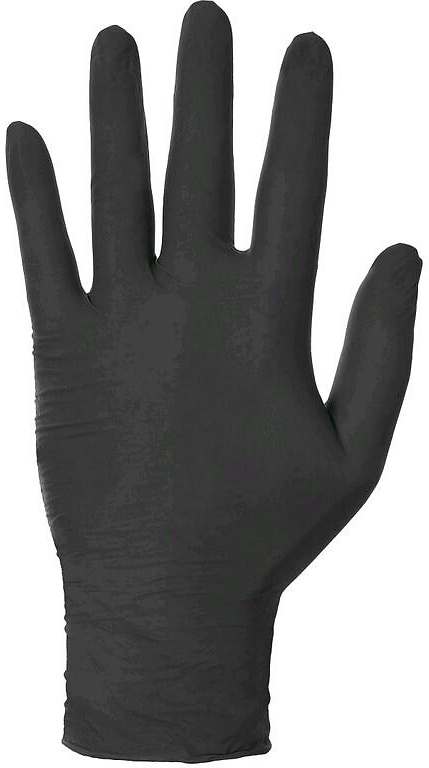 Pracovní rukavice jednorázové CXS STERN BLACK vel. 9 černé