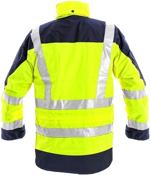 Reflexní pracovní bunda 5v1 CXS LONDON žluto-modrá vel.XXXL