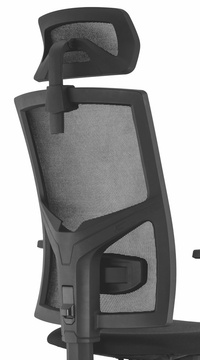 Kancelářská židle ALBA GAME ŠÉF BLACK27 s 3D podhlavníkem a područkami