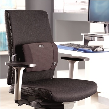 Bederní opěrka Fellowes PlushTouch, černá