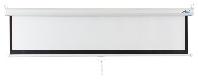 Nástěnné projekční plátno AVELI, 221x125cm (16:9)