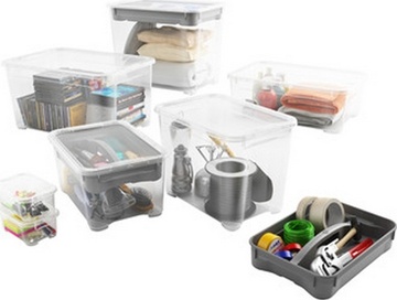 Plastový úložný box KETER T box L 47 l