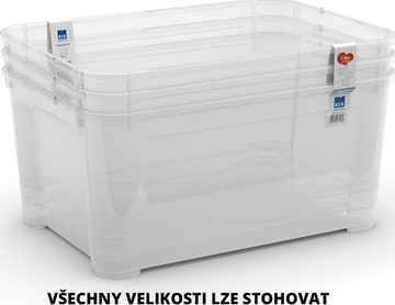 Plastový úložný box KETER T box L 47 l